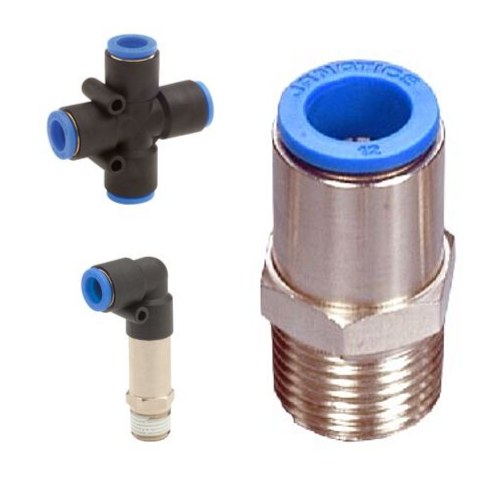 JANATICS SELF SEALING FITTINGS , CROSS UNION, PLUG FITTINGS