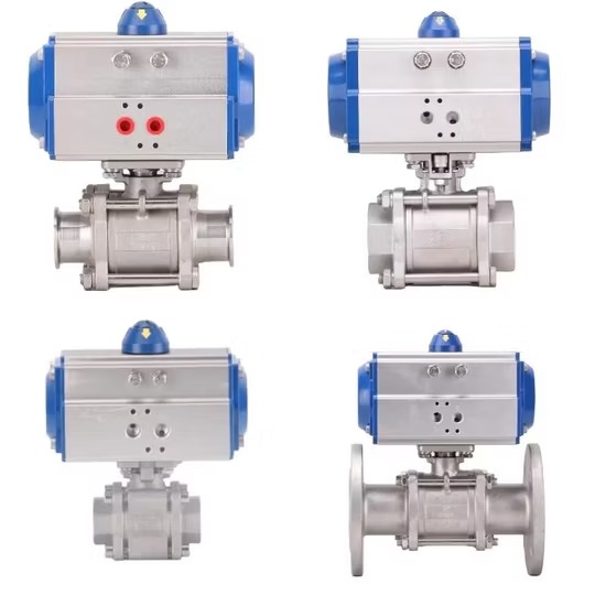 PNEUMATIC SINGLE-PIECE DESIGN 2-WAY BALL VALV PNEUMATIC SINGLE-PIECE DESIGN 2-WAY BALL VALV