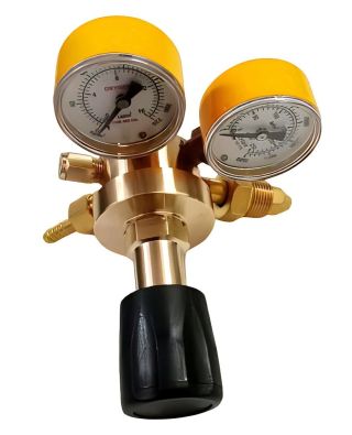 BRASS OXYGEN GAS REGULATOR AND PARTS 