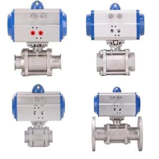 PNEUMATIC SINGLE-PIECE DESIGN 2-WAY BALL VALV PNEUMATIC SINGLE-PIECE DESIGN 2-WAY BALL VALV